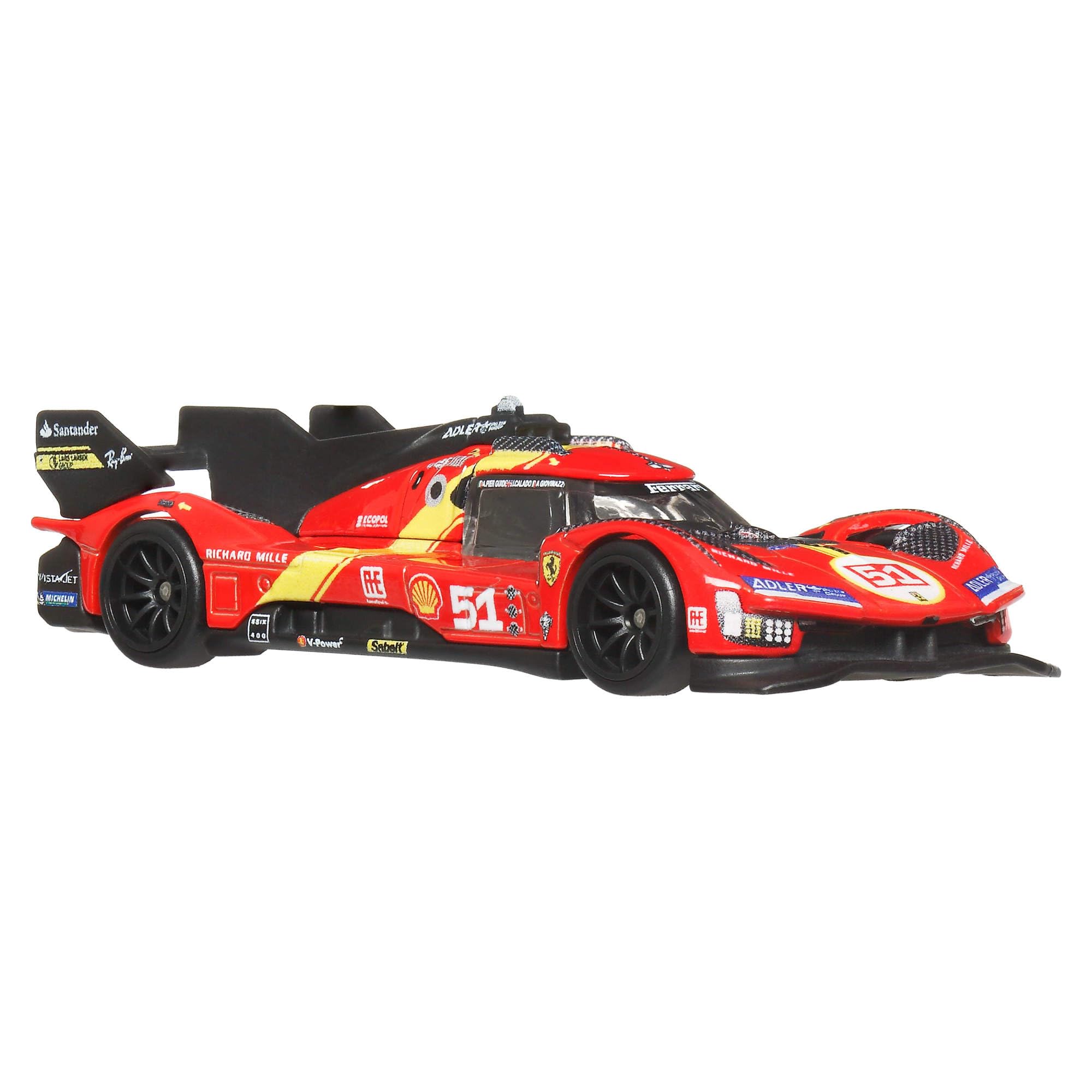 Hot Wheels Premium Car Culture 1:64 Scale Die-Cast Ferrari 499P Collectible Vehicle with Real Riders Tires & Metal/Metal Body & Chassis - Image 3