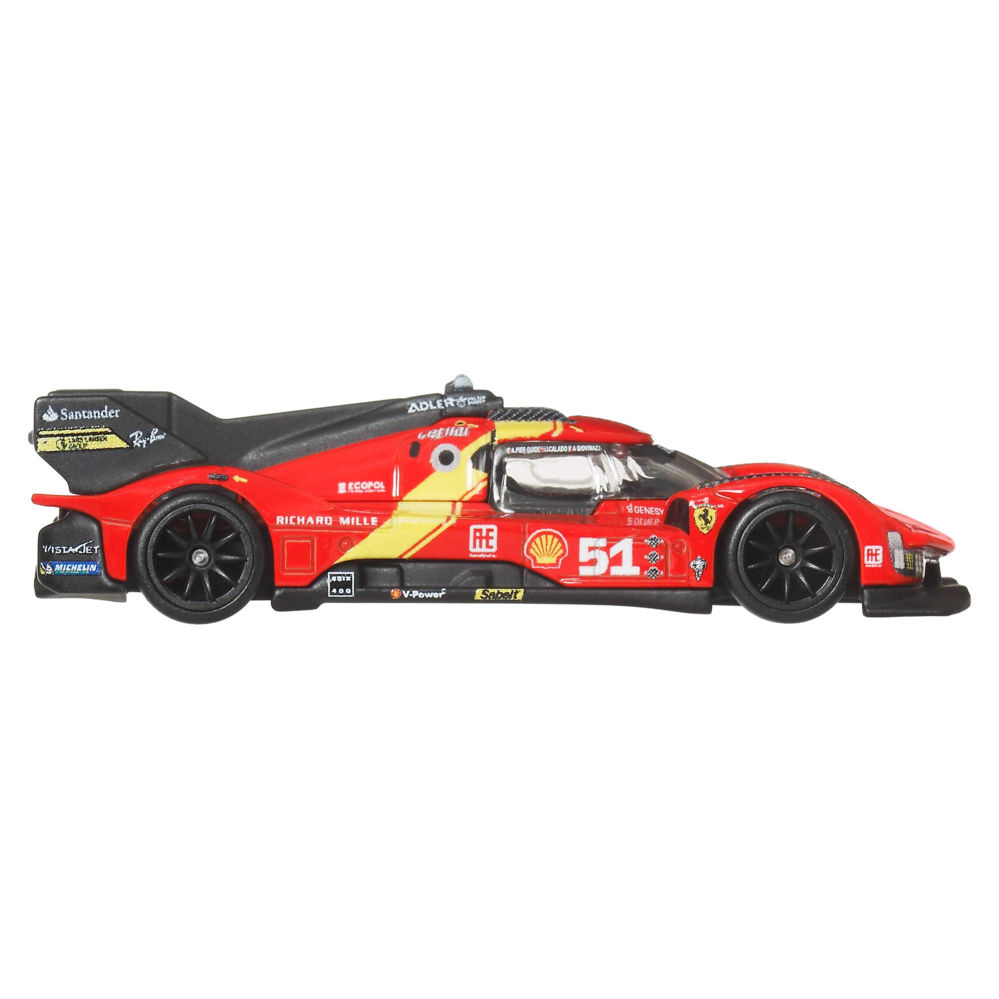 Hot Wheels Premium Car Culture 1:64 Scale Die-Cast Ferrari 499P Collectible Vehicle with Real Riders Tires & Metal/Metal Body & Chassis - Image 4