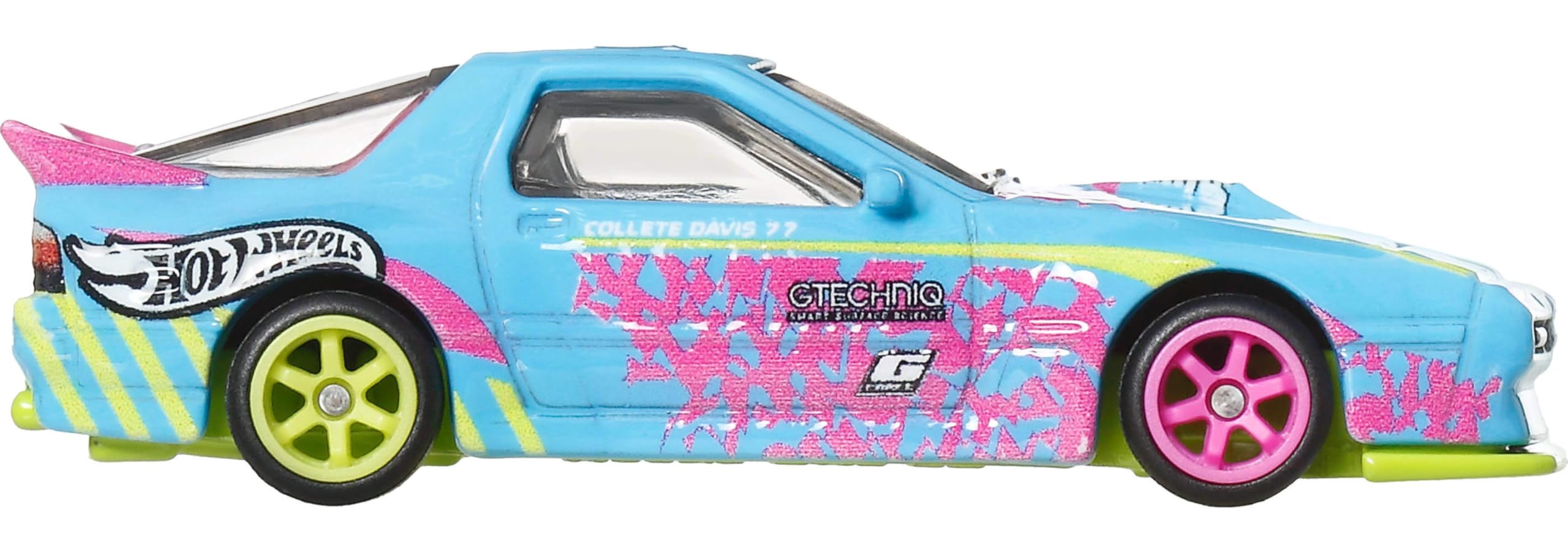 Hot Wheels Premium Car Culture Collectible Toy Car, 1:64 Scale Die-Cast Mazda RX7 FC Pandem, Silhouettes Vehicle with Real Riders Tires - Image 4