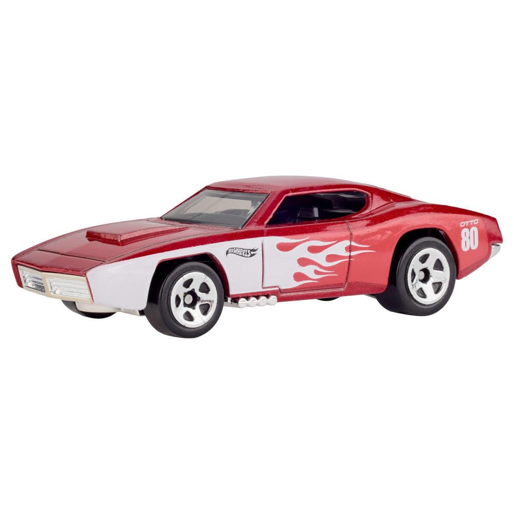 Hot Wheels Toy Cars, 5-Pack of 1:64 Scale Toy Cars with Collectible Deco & Packaging, Core Mattel 80th Anniversary Set of 5 Vehicles - Image 4